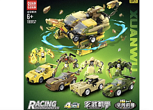 Конструктор QUAN GUAN Racing Deformation "Машины Роботы 4в1" 100157, 178-186 деталей Конструктор QUAN GUAN Racing Deformation "Машины Роботы 4в1" 100157, 178-186 деталей
