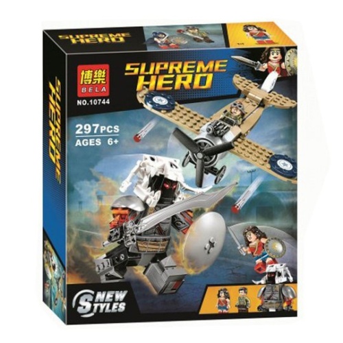 Конструктор BELA SUPREME HERO "Супергерои: Битва Чудо-женщины" 10744, 297 деталей
