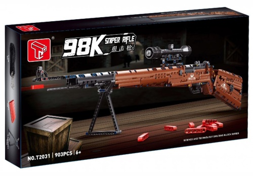 Конструктор TLG Снайперская винтовка 98K SNIPER RIFLE T2031, 903 детали фото 5