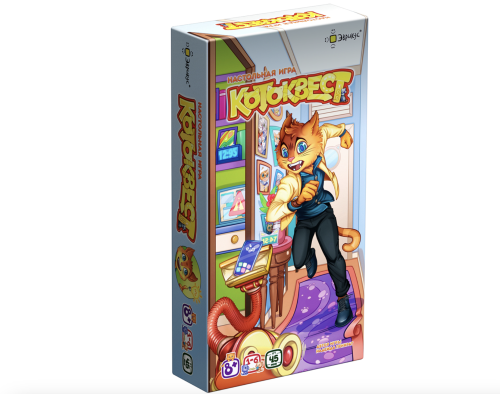 Настольная игра "Котоквест"   Настольная игра "Котоквест"