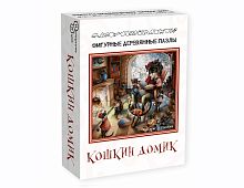 НИ Деревянный пазл "КОШКИН ДОМИК" фигурный 17*12,5 см