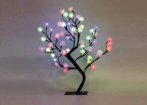 Светильник ночник "ДЕРЕВО" Цветной, RGB светодиодная гирлянда  