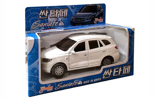 Машина "Hyundai Santafe" 1:32 металлическая 16,5х6,7х8,5 см  в коробке фото 2