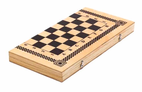 Настольная игра 2 в 1 "Шахматы, Шашки" 40*20*3,6 см (ОЛ) фото 3