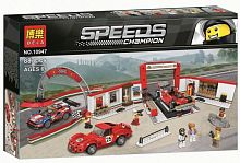 Конструктор BELA SPEED CHAMPIONS "Гараж Феррари" 10947, 883 детали