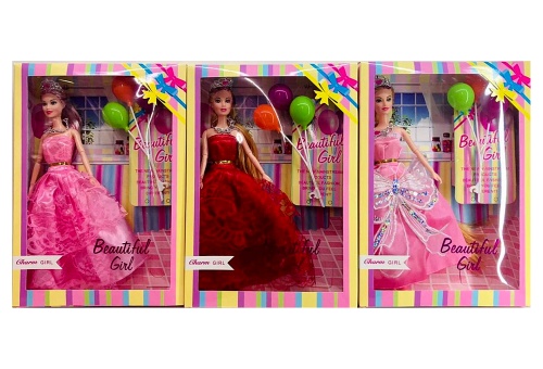 Кукла Beautiful Girls в платье с короной и воздушными шариками, 30 см  фото 9