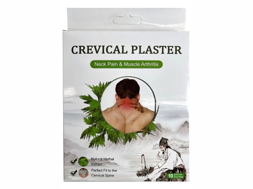 Пластырь обезболевающий CREVICAL PLASTER 13*10 см, 10 шт/упак Пластырь обезболевающий CREVICAL PLASTER 13*10 см, 10 шт/упак