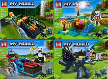 Конструктор MG My World "Черный Дракон с каретой 4в1" MG656, 81-88 деталей Конструктор MG My World "Черный Дракон с каретой 4в1" MG656, 81-88 деталей