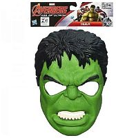 Маска ХАЛК HULK плотный пластик, цвет зеленый, черный, размер универсальный