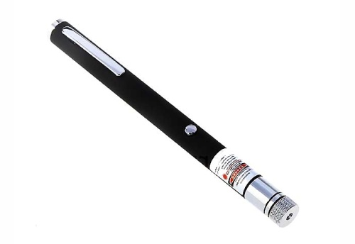 Лазерная указка RED Laser Pointer L04-4H с 4 насадками, красный луч фото 4