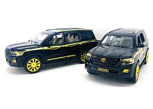 Машина Land Cruiser 8-местный DIE-CAST 1:24 металлическая 20х8х7,5 см 4шт/уп