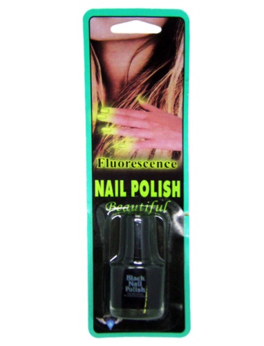 Лак для ногтей черный Nail Polish на блистере фото 5