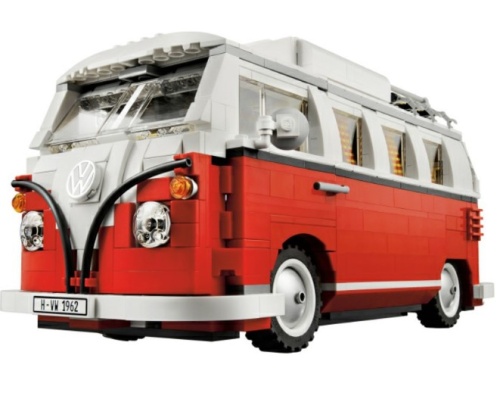 Конструктор Автофургон Фольксваген "Volkswagen T1 Camper Van" 19072, 1354 деталей фото 3