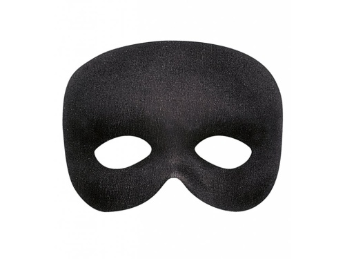 Маска ''Фантом'' Черная 64051 (полумаска) пластиковая, без размера Маска ''Фантом'' Черная 64051 (полумаска) пластиковая, без размера
