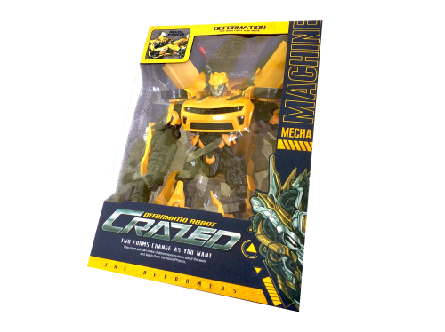 Трансформер "CRAZED" DEFORMATION ROBOT БАМБЛБИ, ОПТИМУС ПРАЙМ 41 см  фото 4