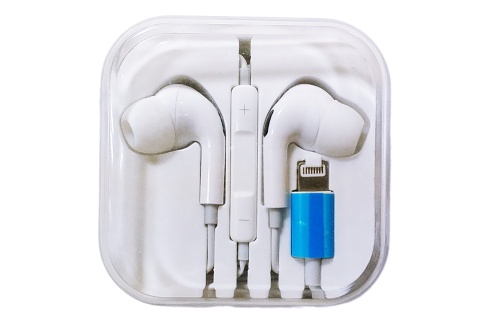 Наушники вкладыши проводные Earpods ip7 Earphone штекер Lighting