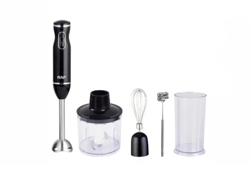Блендерный набор RAF R314B Blender Set (блендер,емкость,стакан,венчик,капучинатор), 600 мл, 300Вт