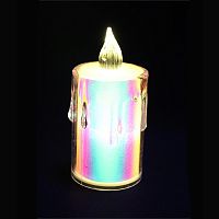 Светодиодная свеча  LED, Перламутр, размер 8 х 3,5 см, 1 штука