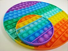 Сенсорная игрушка POP IT антистресс ПОП ИТ Вечная пупырка КРУГ БОЛЬШОЙ Ø 30 см