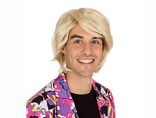 Парик Блондина с пробором, BW466, белый полиэстер, без размера