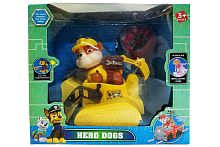 Щенячий патруль Герой + Машина КРЕПЫШ свет, звук 