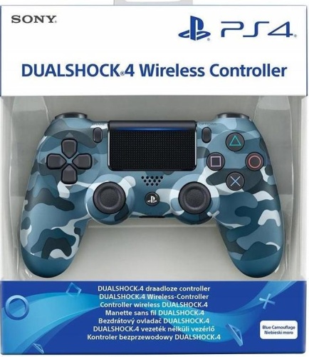 Джойстик PS 4 Controller Wireless Dual Shock (Сhina) (G2) Camouflag Blue фото 4