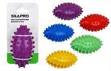 Массажный валик для ног и рук SILAPRO. ПВХ, размер 9х5 см, 5 цветов