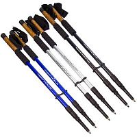 Палки для скандинавской ходьбы "Пробковые ручки" SILA PRO 30-135 см, 2 штуки