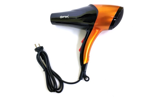 ФЕН Gemei Professional GM-1766, 2600W, 3 насадки, 2 скорости фото 2