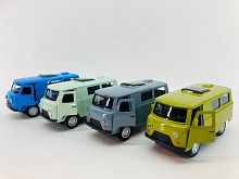 Машина УАЗ-452 "Головастик" DIE-CAST 1:24 металлическая 10х4х5 см 12шт/уп