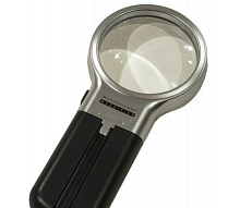 Лупа 3Х Lighted Magnifier TH-7006 3 в 1 со складной подставкой