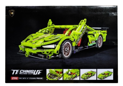 Конструктор JIQILE TECHNIQUE Racing Car "Автомобиль Lamborghini Sian" 48004, 499 деталей фото 7