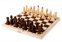 Настольная игра ШАХМАТЫ парафинированные 29*14,5*3,8 см (ОЛ)