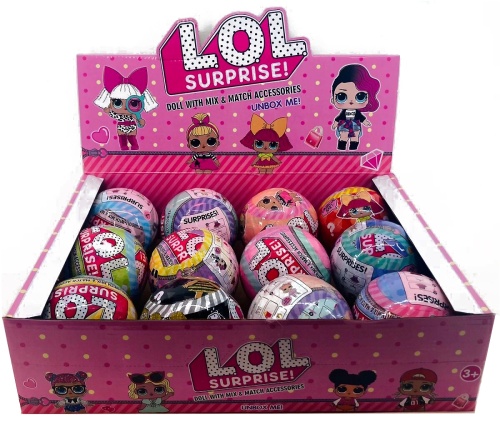 Куклы Лол LOL SURPRISE doll with mix & match accessories в шаре Ø 10 см, 12 шт/уп   фото 2