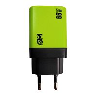 Сетевое зарядное устройство GM CZG-108, USB + Type-C порт 5V 3,0A, PD66W