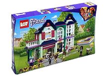 Конструктор LO7 Friend «Дом семьи Андреа» 60120, 814 деталей