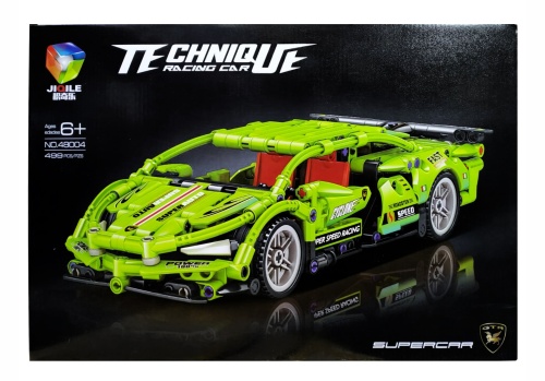 Конструктор JIQILE TECHNIQUE Racing Car "Автомобиль Lamborghini Sian" 48004, 499 деталей