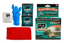 Антидождь для стекол автомобилей RAIN BRELLA, набор с салфеткой