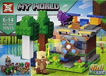 Конструктор SX MY WORLD "Приключения на ферме 4в1" 1063, 305 деталей