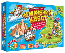 Настольная печатная игра "Чумачечий квест" на развитие речи