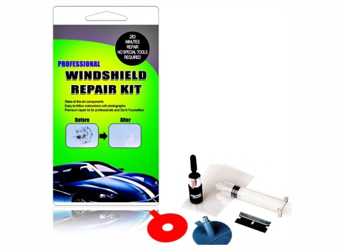 Ремонт сколов на лобовом стекле автомобиля своими руками Professional Windshield REPAIR KIT фото 9