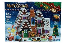 Конструктор Merry Christmas «Пряничный домик» T0267, 1691 деталь