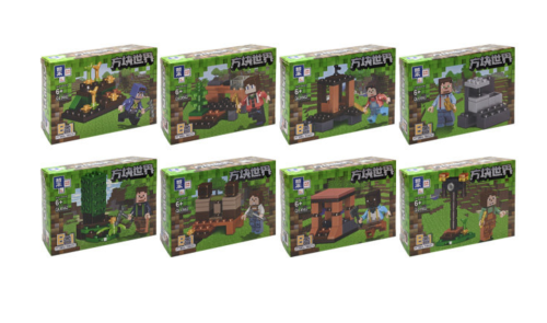 Конструктор QI ZHE GAO Minecraft "Мастерская Майнкрафт 8в1" QL0562 - ЦЕНА ЗА 1 ШТУКУ !