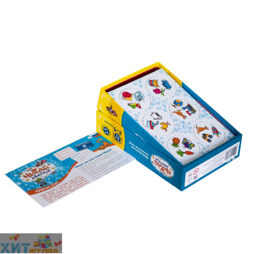 Настольная игра Читай-хватай, развивающая, 2 уровня сложности, 4+ и 7+ фото 3