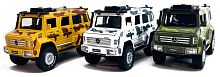 Машина Mercedes UNIMOG U5000 Wagon камуфляж DIE-CAST 1:24 металлический 22х8,5х11 см, 4шт/уп