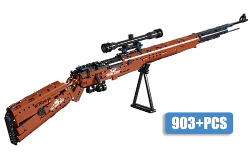 Конструктор TLG Снайперская винтовка 98K SNIPER RIFLE T2031, 903 детали фото 4