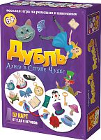 Карточная настольная игра "Дубль. Алиса в стране чудес" 6+