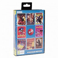 Картридж 16bit 8в1 SK-8001 SAMURAI/SPIDERMAN/TINY TOON/SECOND SAMURAI+... 32MB
