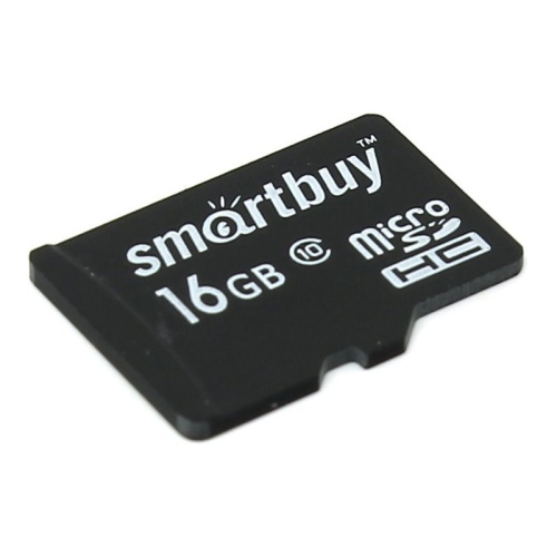 Карта памяти Smartbuy MicroSDHC 16Gb Class 10 c адаптером SD фото 2