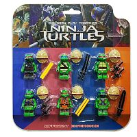 НАБОР Фигурки NINJA TURTLES 6 шт на блистере 